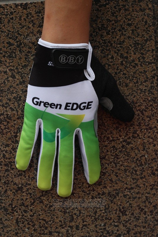 2014 GreenEDGE Rekawice Z Dlugimi Palcami Cycling Zielony